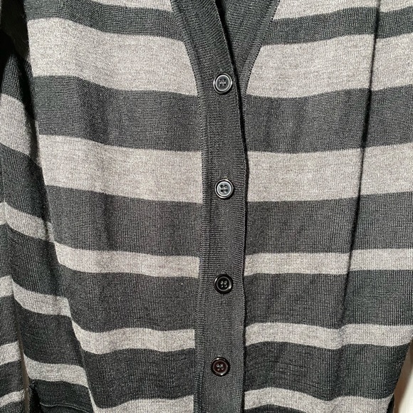 Black & Grey Adrienne Vittadini Cardigan - Picture 4 of 4